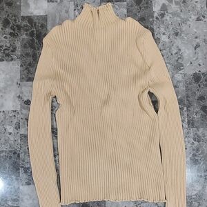 Ribbed Mock Neck sweater